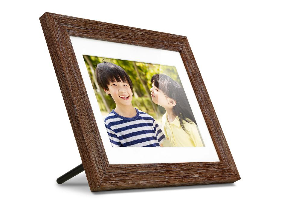 Distressed Wood Digital Photo Frame